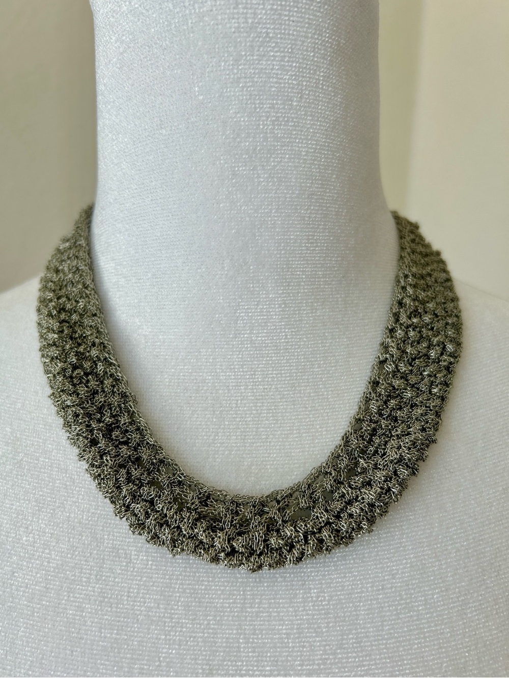 Silver Mesh Necklace